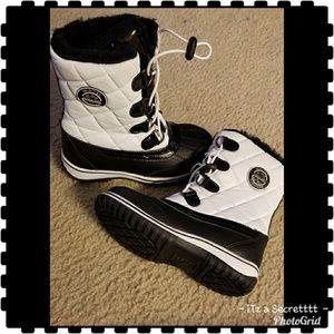totes "Winter/Snow Boots" White & Black